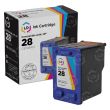 LD Remanufactured Tri-Color Ink Cartridge for HP 28 (C8728AN)