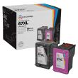 LD Remanufactured Ink Set for HP 67XL Series