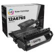 Remanufactured 12A6765 Black Toner Cartridge for Lexmark